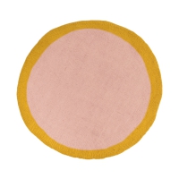 Tapis Lumbini 120 cm - pollen/rose